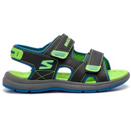 

Босоніжки Skechers Sun Spurt 97125L/BBLM Blk/Blue/Lime, Чорний