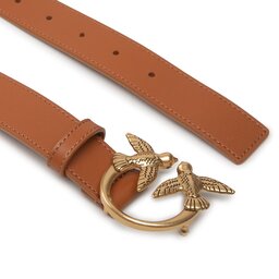 

Жіночий ремінь Pinko Love Berry Simply H3 Belt . AI 22-23 PLT01 1H212Q Y5H7 Cuoio L58Q, Коричневий