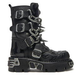 NEW ROCK Šņorzābaki NEW ROCK M-727-S5 Melns