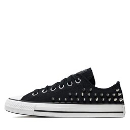 

Кеди Converse Chuck Taylor All Star Studded A06454C Black/Silver/White, Чорний