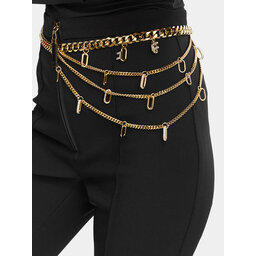 Elisabetta Franchi Taillengürtel Elisabetta Franchi CT-22B-62E2-V450 Goldfarben