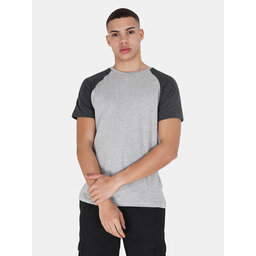 Brave Soul Brave Soul Majica MTS-149BAPTISTJ Siva Straight Fit
