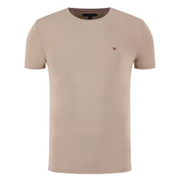 Tommy Hilfiger Tommy Hilfiger T-Shirt Strech MW0MW10800 Braun Slim Fit