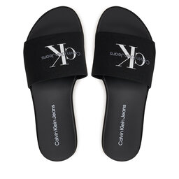 

Шльопанці Calvin Klein Jeans Flatform Sandal Met YW0YW01036 Black BDS, Чорний