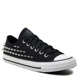 Converse Baskets Converse Chuck Taylor All Star Studded A06454C Black/Silver/White