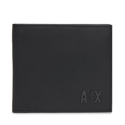Armani Exchange Duży Portfel Męski Armani Exchange 958098 3F892 00020 Nero