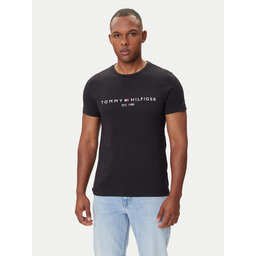 Tommy Hilfiger Tommy Hilfiger Футболка Core Logo Tee MW0MW11465 Чорний Slim Fit