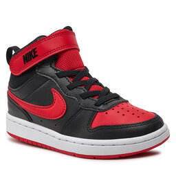 

Взуття Nike Court Borough Mid 2 (PSV) CD7783 003 Black/University Red/White, Чорний