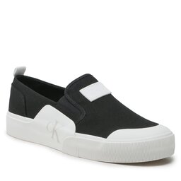 Calvin Klein Jeans Tennis Calvin Klein Jeans Skater Vulc Slipon Badge YM0YM00597 Black/White