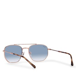 

Сонцезахисні окуляри Ray-Ban 0RB3707 92023F Rose Gold/Clear Gradient Blue, Голубий