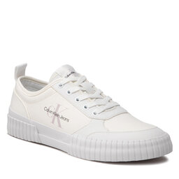 Calvin Klein Jeans Sneakers Calvin Klein Jeans Skater Vulcanized Laceup Rcotton YM0YM00414 Bright White YAF