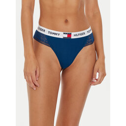 Tommy Hilfiger Tommy Hilfiger Στρίνγκ UW0UW05619 Μπλε