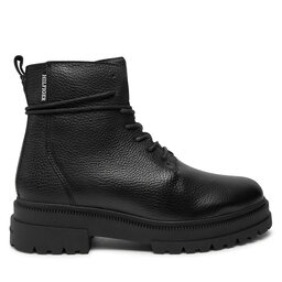 Tommy Hilfiger Ботуши Tommy Hilfiger Th Chunky Tl Lace Up Boot FM0FM05270 Черен