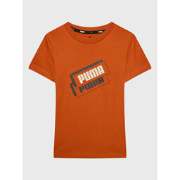 Puma Puma Camiseta Alpha Holiday 670109 Naranja Regular Fit