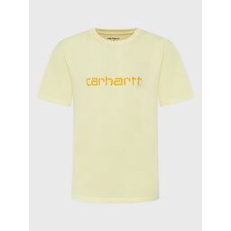 Carhartt WIP Carhartt WIP Póló Script I031047 Sárga Regular Fit
