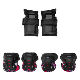 Fila Skates Zestaw ochraniaczy Fila Skates Fp Junior G 60750972 Black/Pink