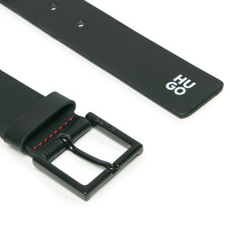 

Чоловічий ремінь Hugo Giove 50503424 10245706 01 Black 001, Чорний