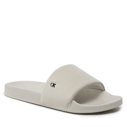 Calvin Klein Chanclas Calvin Klein Pool Slide Pu HM0HM00983 Feather Gray ABY
