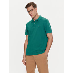 United Colors Of Benetton United Colors Of Benetton Polo 3089J3179 Zelena Regular Fit