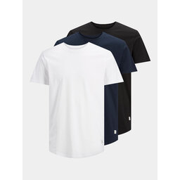 Jack&Jones Jack&Jones 3 db póló Noa 12191765 Fehér Regular Fit