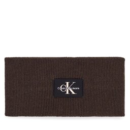 Calvin Klein Jeans Лента за глава Calvin Klein Jeans Monologo Rubber Headband K60K611258 Dark Chestnut GT8
