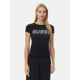 Guess Guess Футболка V5GI20 J1314 Чорний Regular Fit