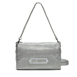 LOVE MOSCHINO Torebka LOVE MOSCHINO JC4135PP1MLL196B Srebrny