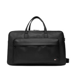 Tommy Hilfiger Wochenendtasche Tommy Hilfiger Th Flag Duffle AM0AM14007 Schwarz