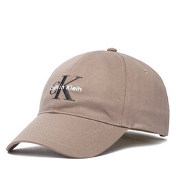 Calvin Klein Cap Calvin Klein Monologo Embroidery Baseball Cap LV04G5004G Beige