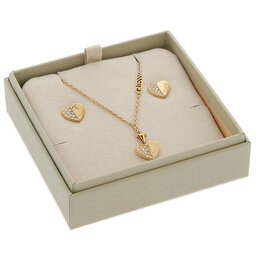 Guess Set collana e orecchini Guess Lovely Guess JUBS03 188JW YG
