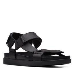 Clarks Sandalias Clarks Sunder Range 26171886 Black Leather
