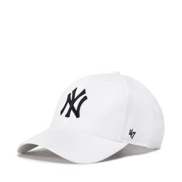 47 Brand Czapka z daszkiem 47 Brand Mlb New York Yankees B-MVPSP17WBP-WH Biały