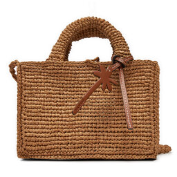 Manebi Soma Manebi Handcrafted Raffia Sunset Bag Mini V 2.2 CO Bēšs
