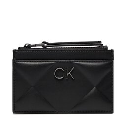 Calvin Klein Étui cartes de crédit Calvin Klein Re-Lock Quilt Cardholder K60K611372 Ck Black BEH