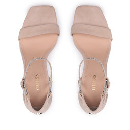 

Босоніжки Guess Zoila FL5ZOI SUE03 PLATI, Бежевий