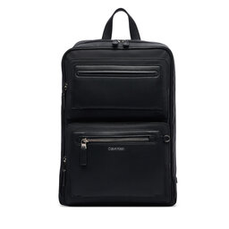 Calvin Klein Rucksack Calvin Klein Ssnl Raised Logo Double Pocket B LV04D3498G Schwarz