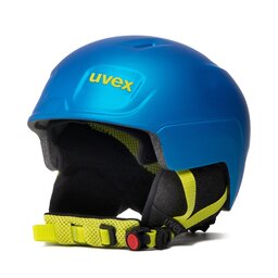

Шолом для сноуборду Uvex Manic Pro 56622446 Blue/Lime Met Mat, Голубий