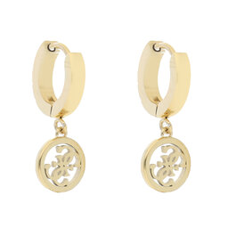 

Сережки Guess Huggie Me JUBE03 147JW YG, Позолота жовтого кольору