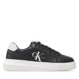 

Снікерcи Calvin Klein Jeans Chunky Cupsole Monologo W YW0YW00823 Black/White 0GJ, Чорний