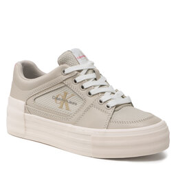 Calvin Klein Jeans Sneakers Calvin Klein Jeans Vulc Flatform Bold Fluo Contr YW0YW00904 Eggshell/Raspberry Sorbet 0F4