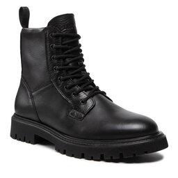 Les Deux Ботуши Les Deux Tatum Leather Lace Up LDM820023 Black 100100
