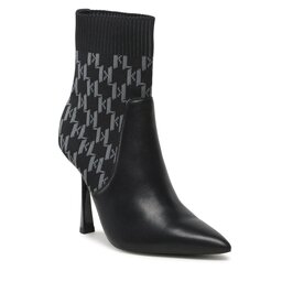 KARL LAGERFELD Botine KARL LAGERFELD KL31363M Black Knit Textile