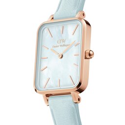 

Годинник Daniel Wellington Quadro DW00100638 Gold/Blue, Голубий