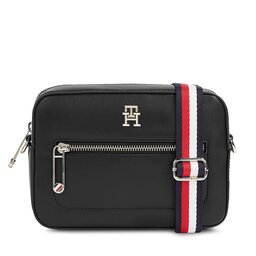 Tommy Hilfiger Handväska Tommy Hilfiger Iconic Tommy Camera Bag Corp AW0AW15864 Navy DW6