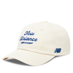 New Balance Cap New Balance 6 Panel Athletics Legacy Hat LAH53000PEF Weiß