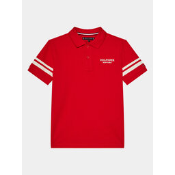 Tommy Hilfiger Tommy Hilfiger Pólóing Monotype KB0KB08882 D Piros Regular Fit
