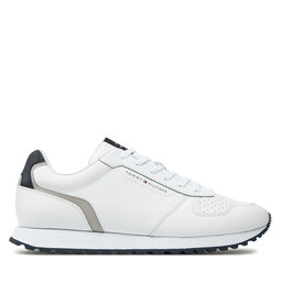 Tommy Hilfiger Snīkeri Tommy Hilfiger New Runner Eva Mix Lth Flag FM0FM05453 Balts