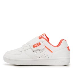 

Снікерcи Fila C. Court Velcro Kids FFK0120.13197 White/Fiery Coral, Білий