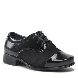 Tim Halbschuhe Tim 068 Czarny Lakier/Welur