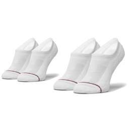 Tommy Hilfiger 2 pares de calcetines cortos para hombre Tommy Hilfiger 100001095 White 300